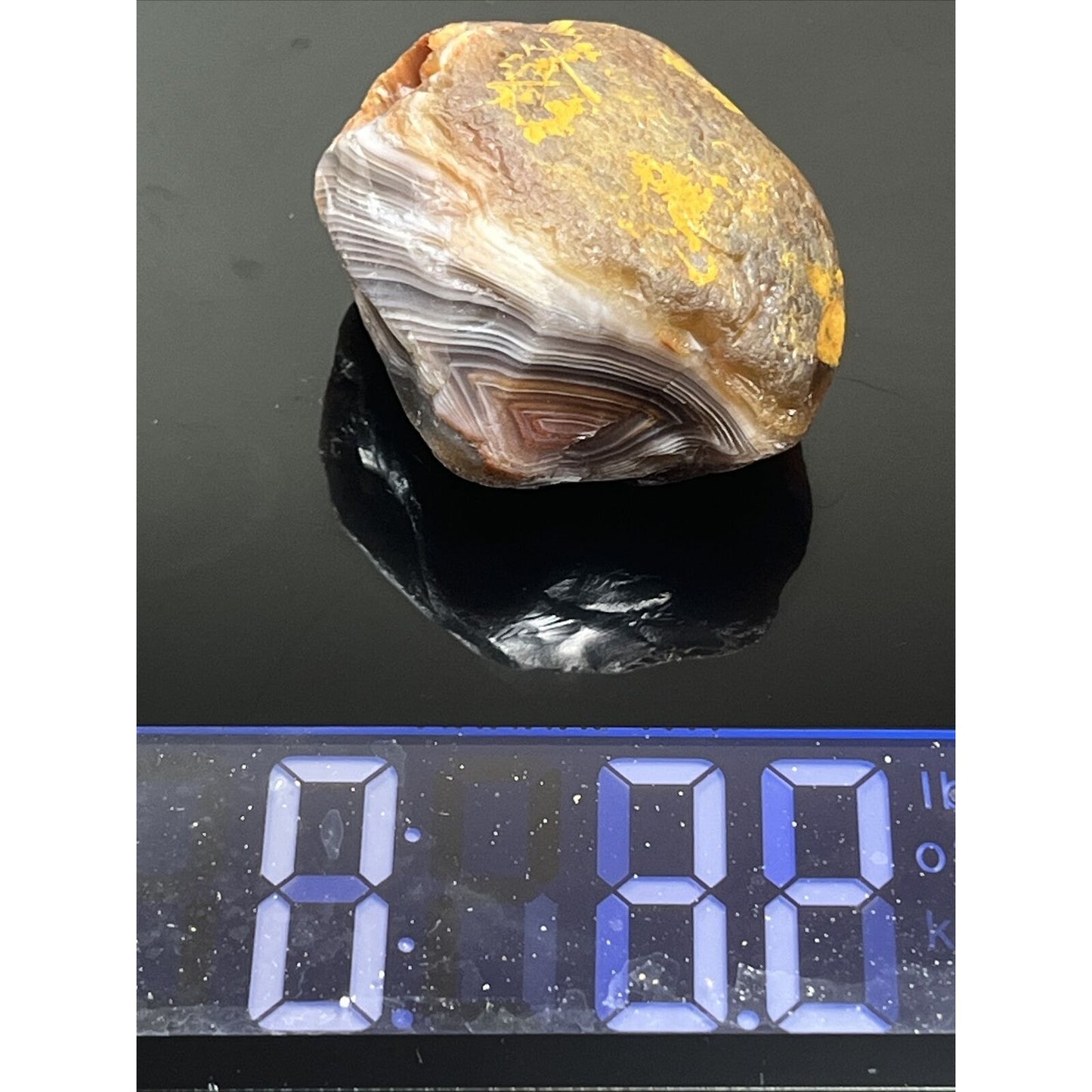 3.2 oz Lake Superior Agate. Mn State Gemstone.