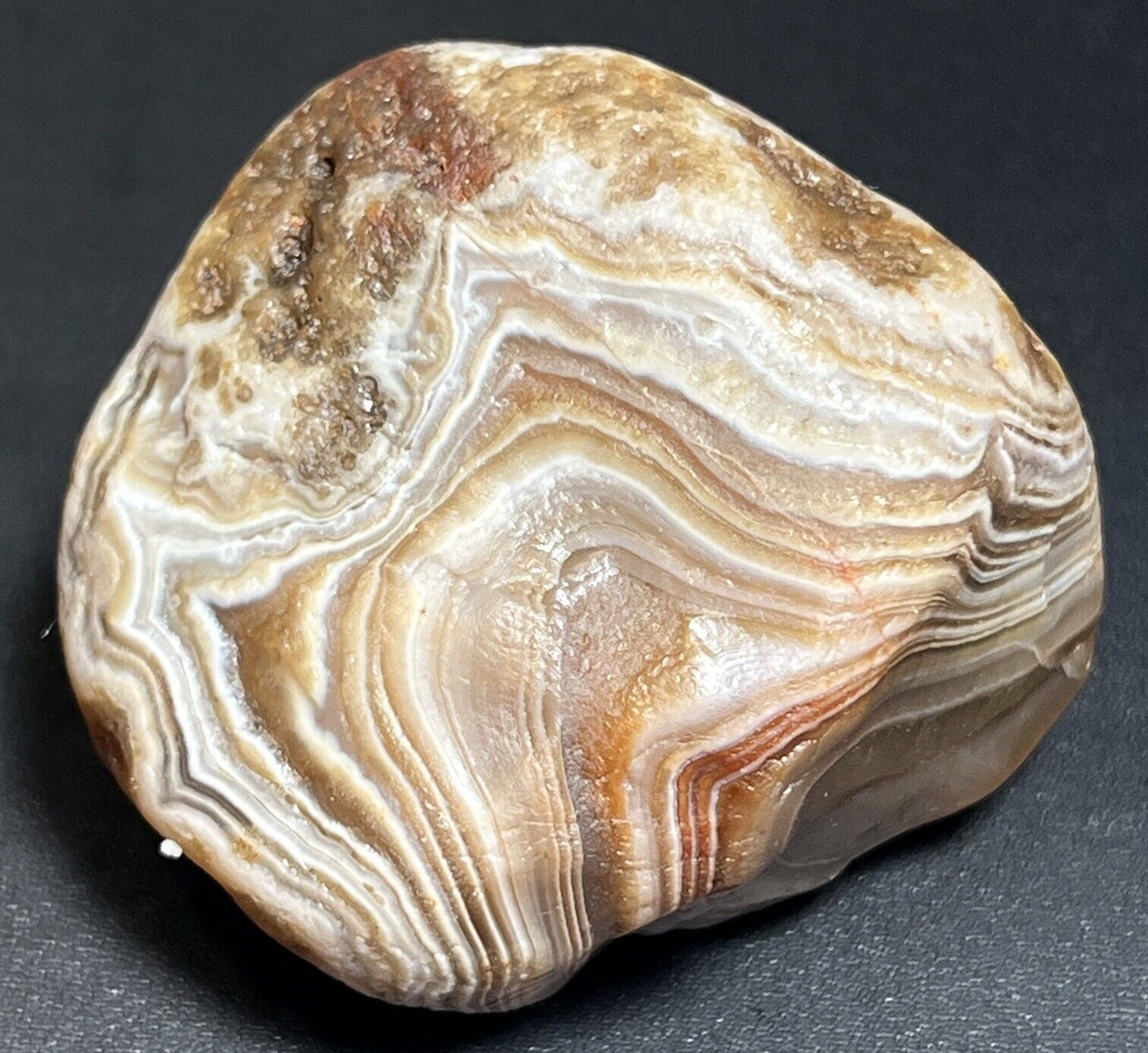 3.6 oz Killer Wrap Around Banded Lake Superior Agate