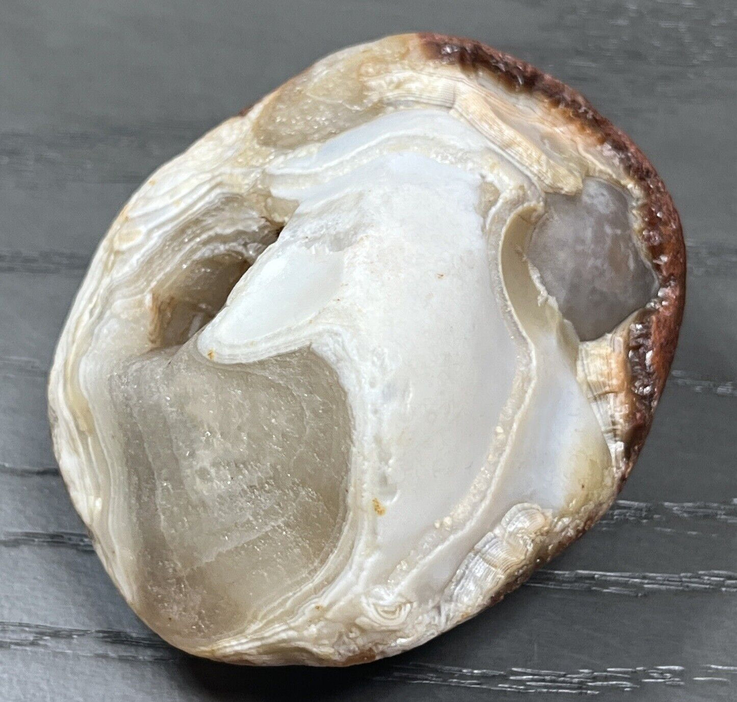 11.9 oz Lake Superior Agate. Mn State Gemstone.