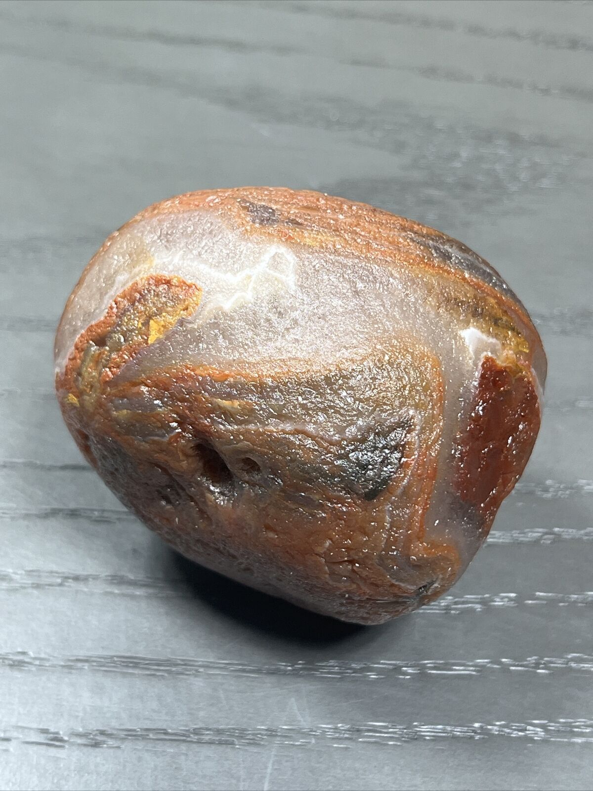 13.5 oz Lake Superior Agate. Mn State Gemstone.