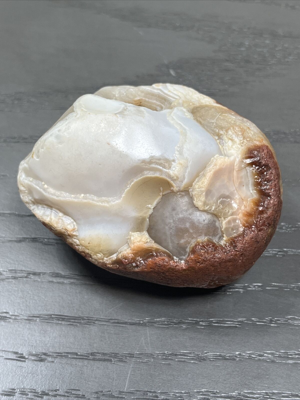 11.9 oz Lake Superior Agate. Mn State Gemstone.