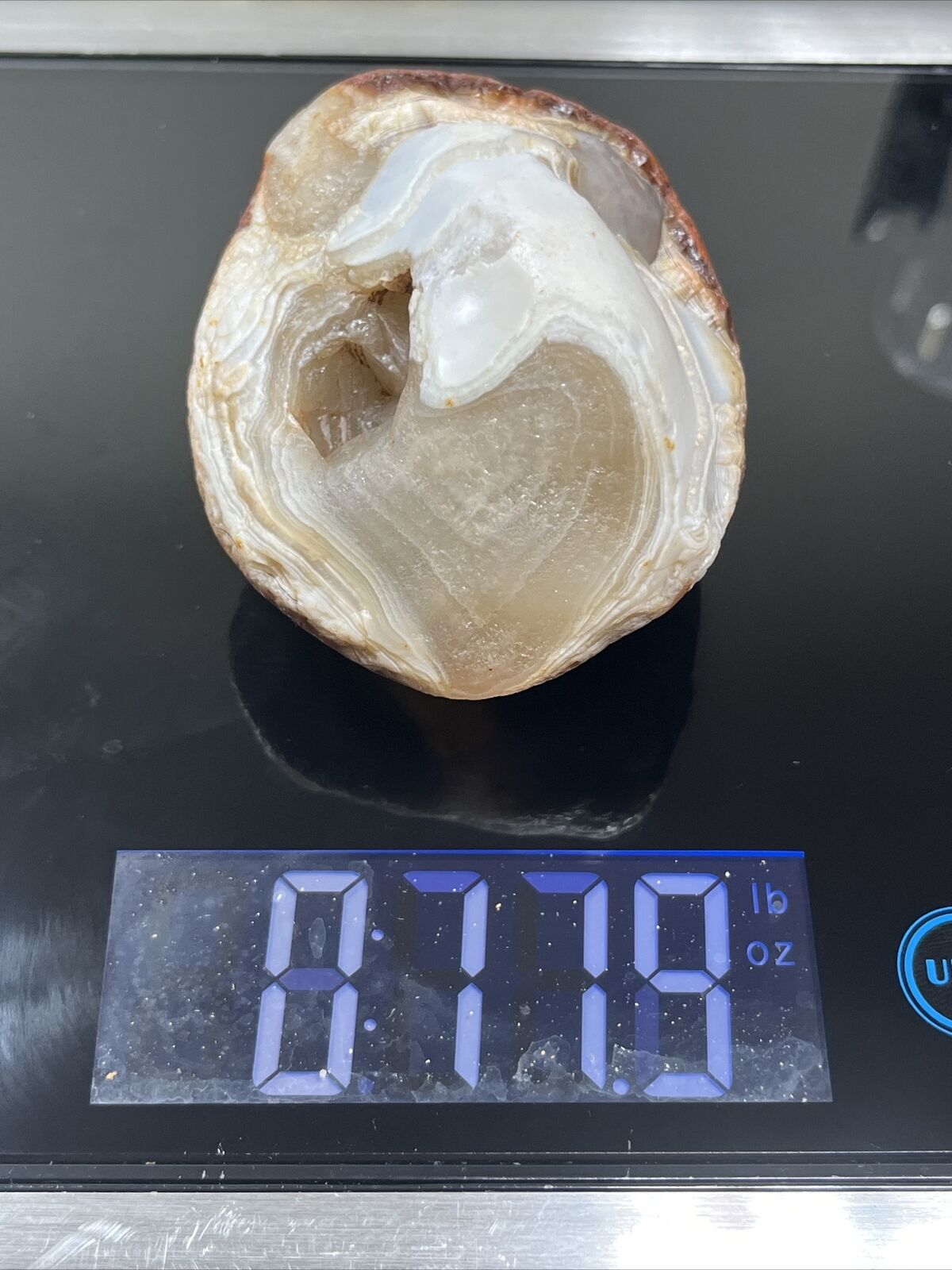 11.9 oz Lake Superior Agate. Mn State Gemstone.