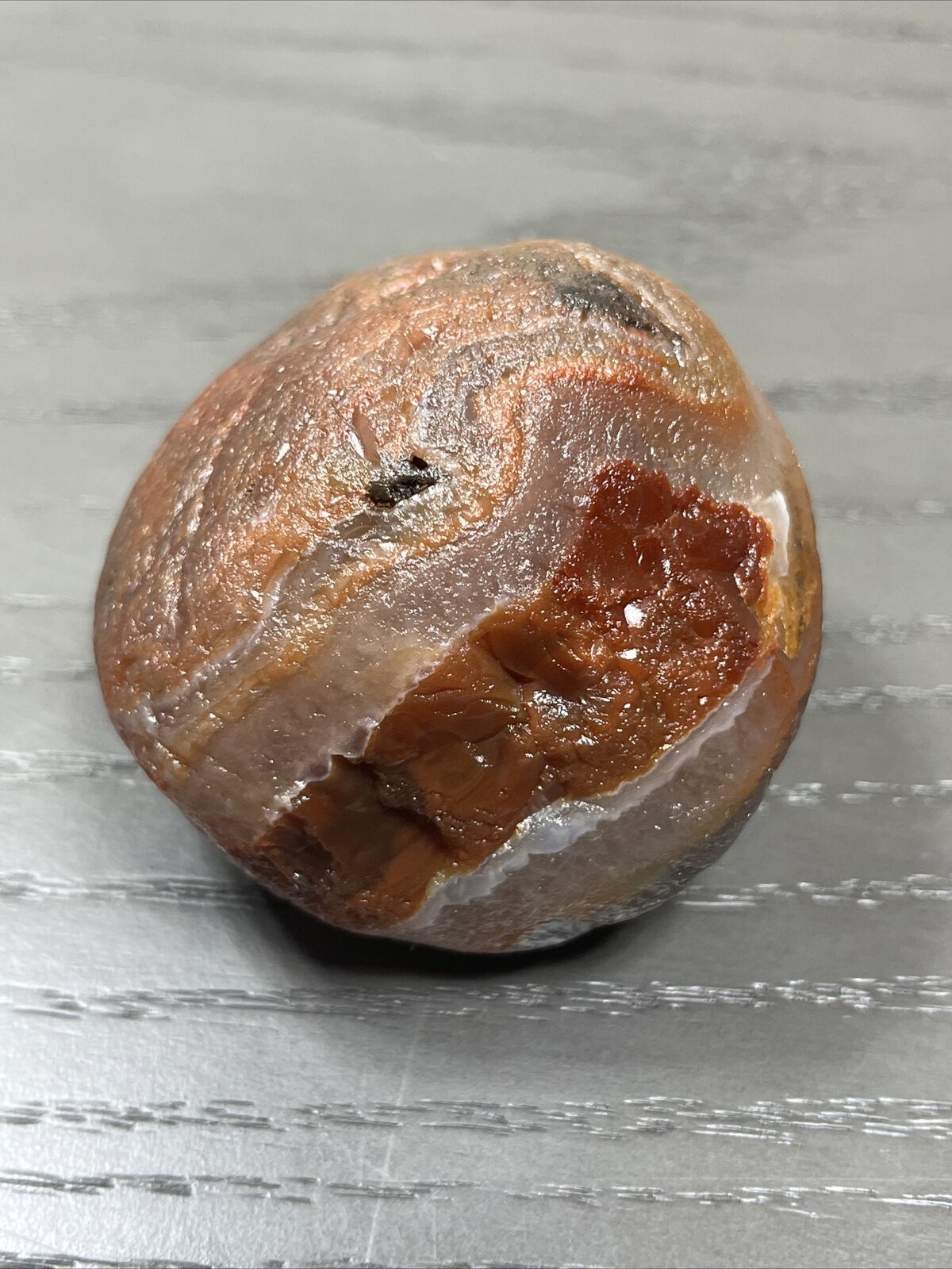 13.5 oz Lake Superior Agate. Mn State Gemstone.