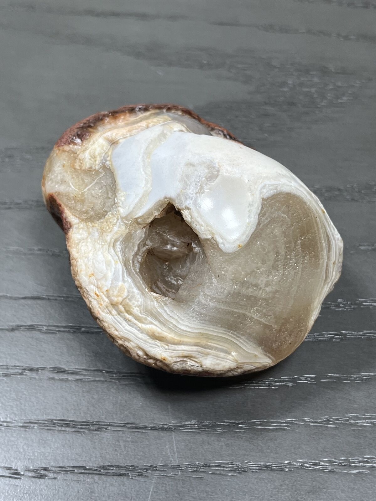 11.9 oz Lake Superior Agate. Mn State Gemstone.