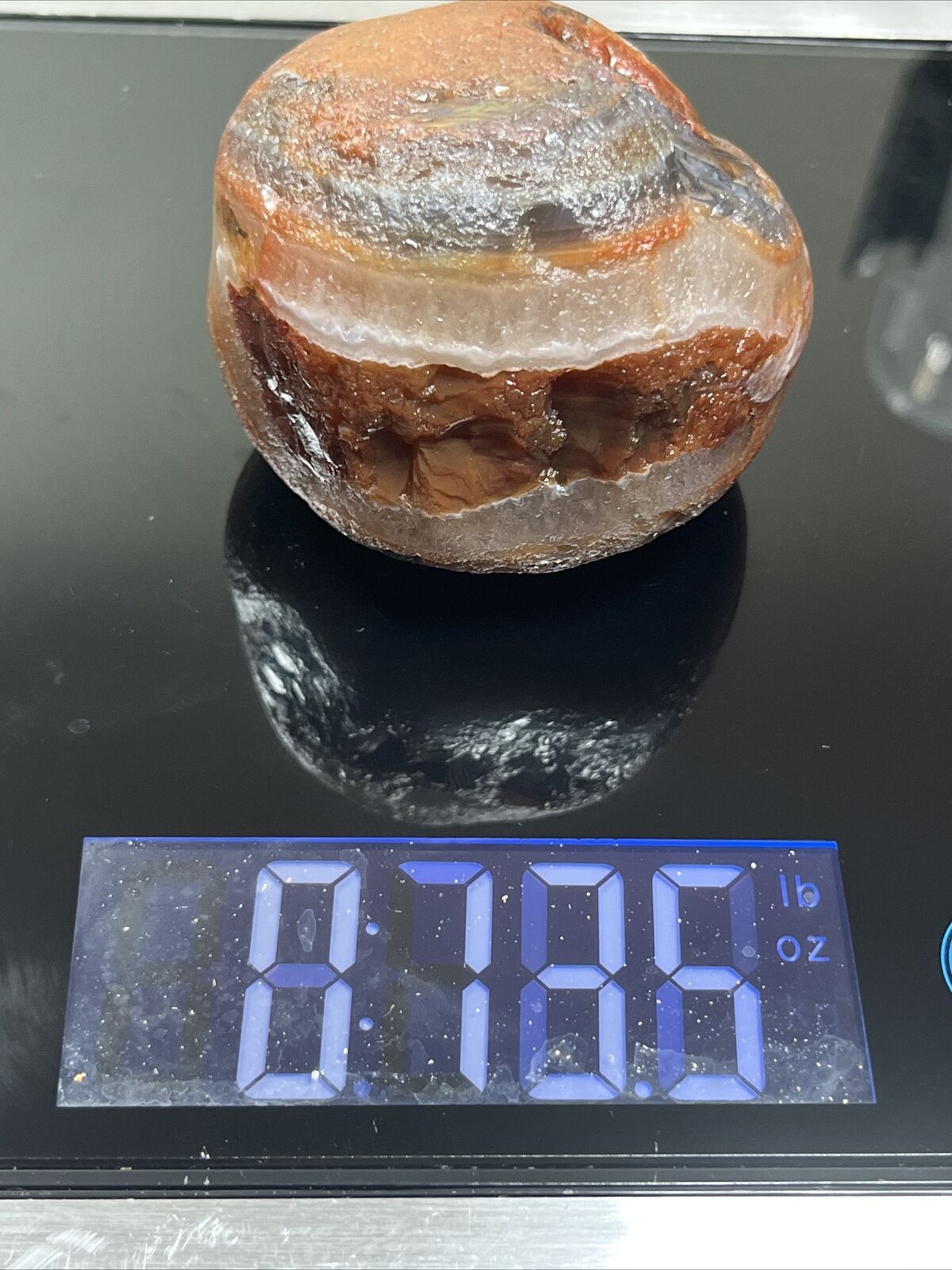 13.5 oz Lake Superior Agate. Mn State Gemstone.