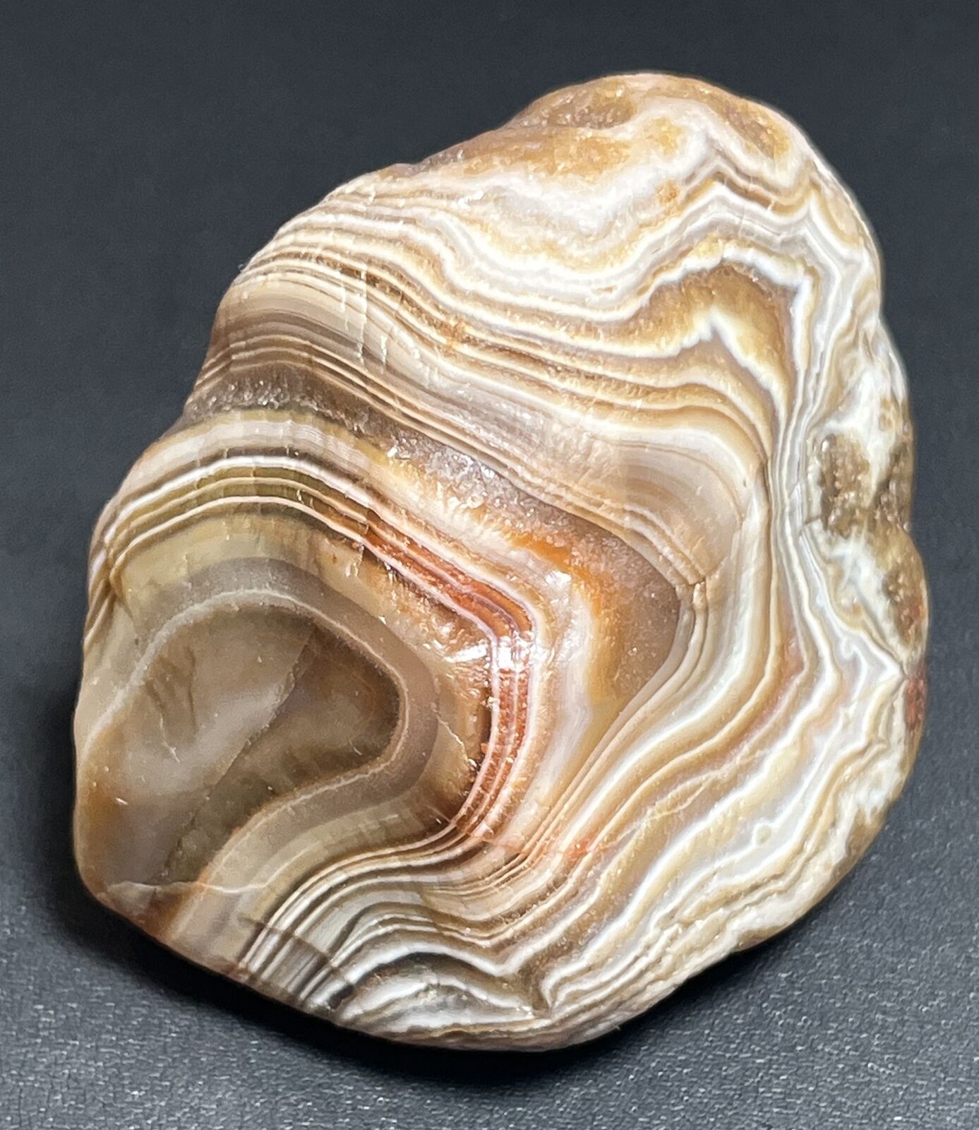 3.6 oz Killer Wrap Around Banded Lake Superior Agate