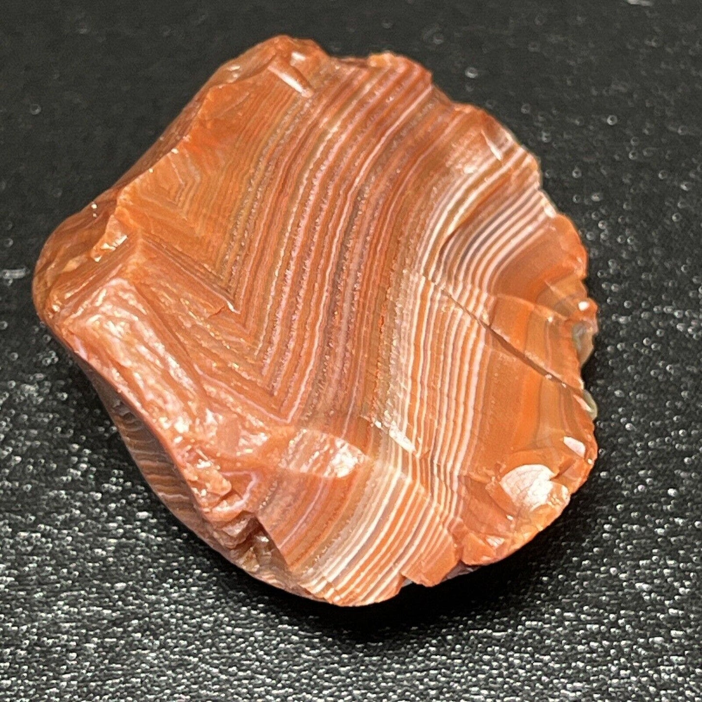 1 oz Red & White Lake Superior Agate.