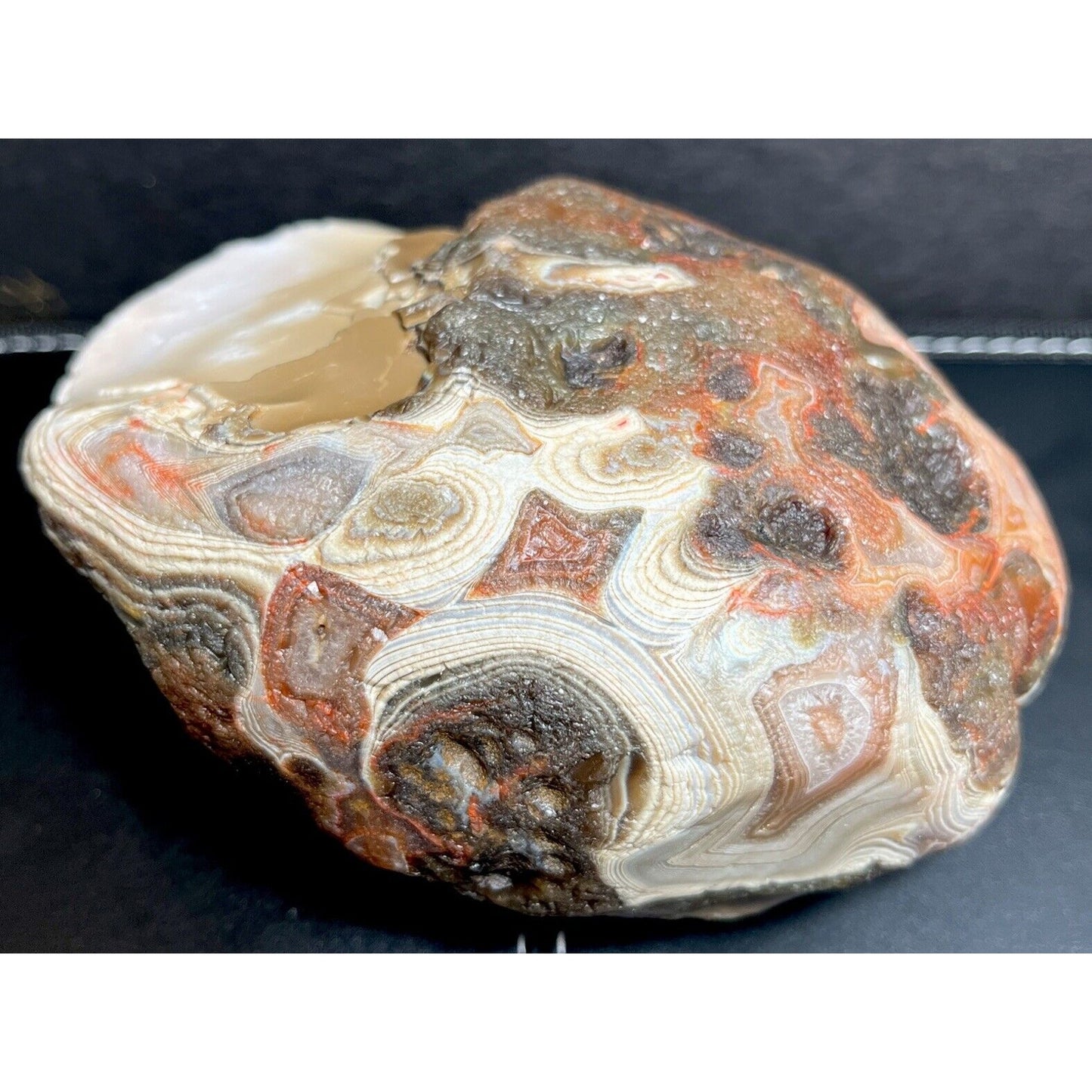 2 Lb 8 oz King Of Peelers Swirl Banded Lake Superior Agate. Centerpiece.