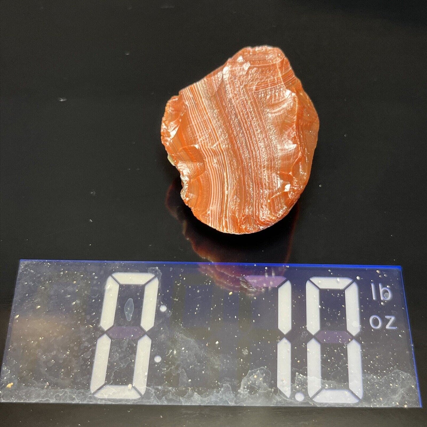1 oz Red & White Lake Superior Agate.