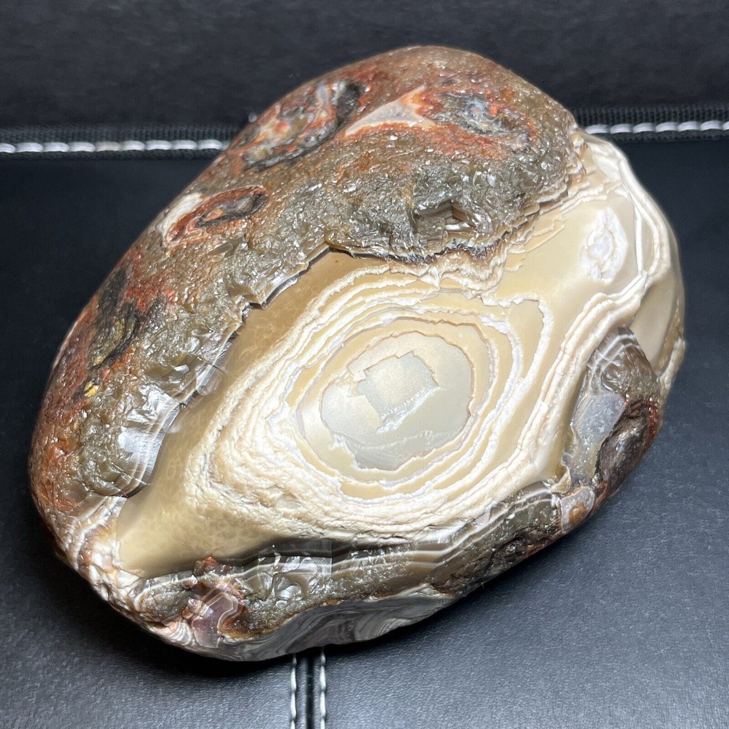2 Lb 8 oz King Of Peelers Swirl Banded Lake Superior Agate. Centerpiece.