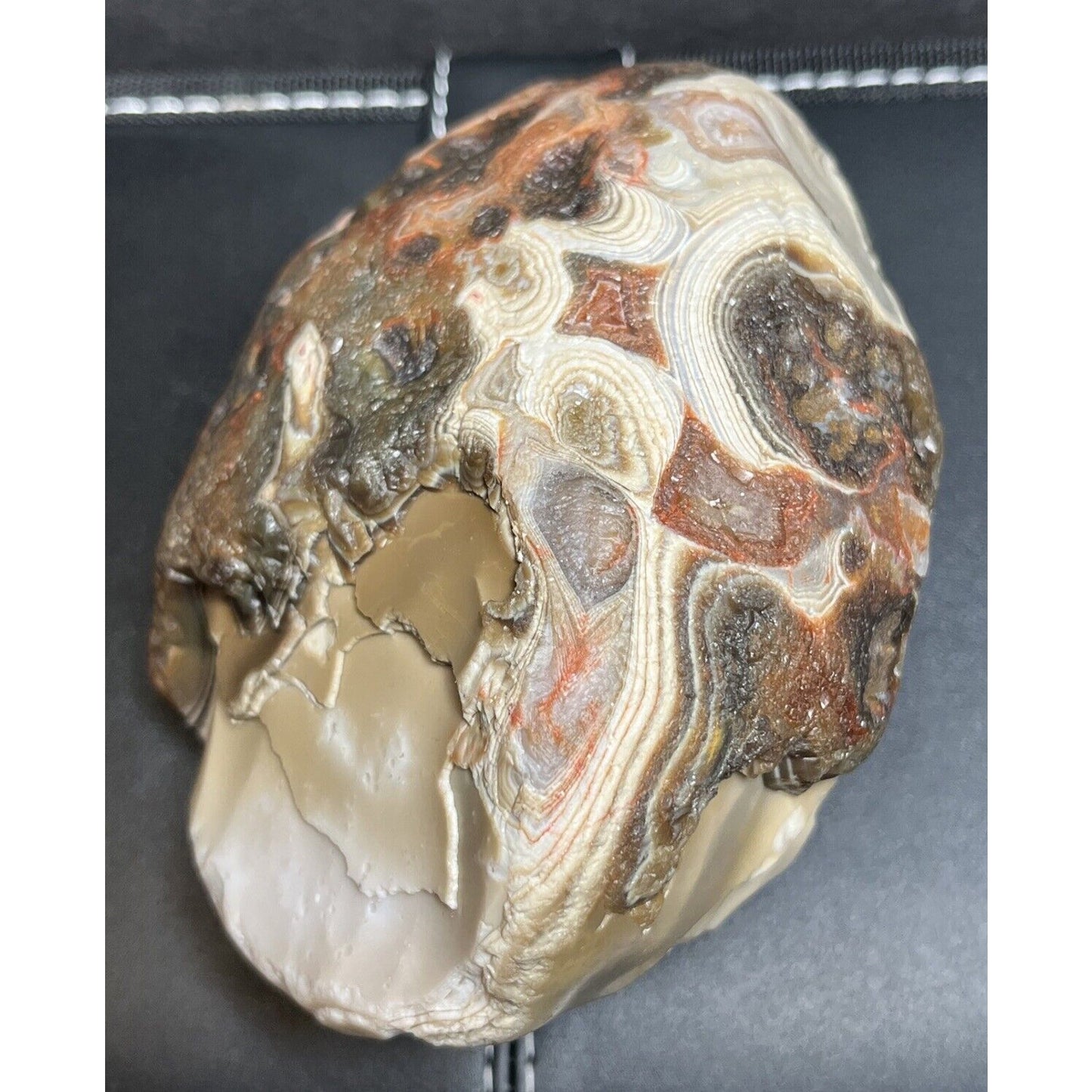 2 Lb 8 oz King Of Peelers Swirl Banded Lake Superior Agate. Centerpiece.