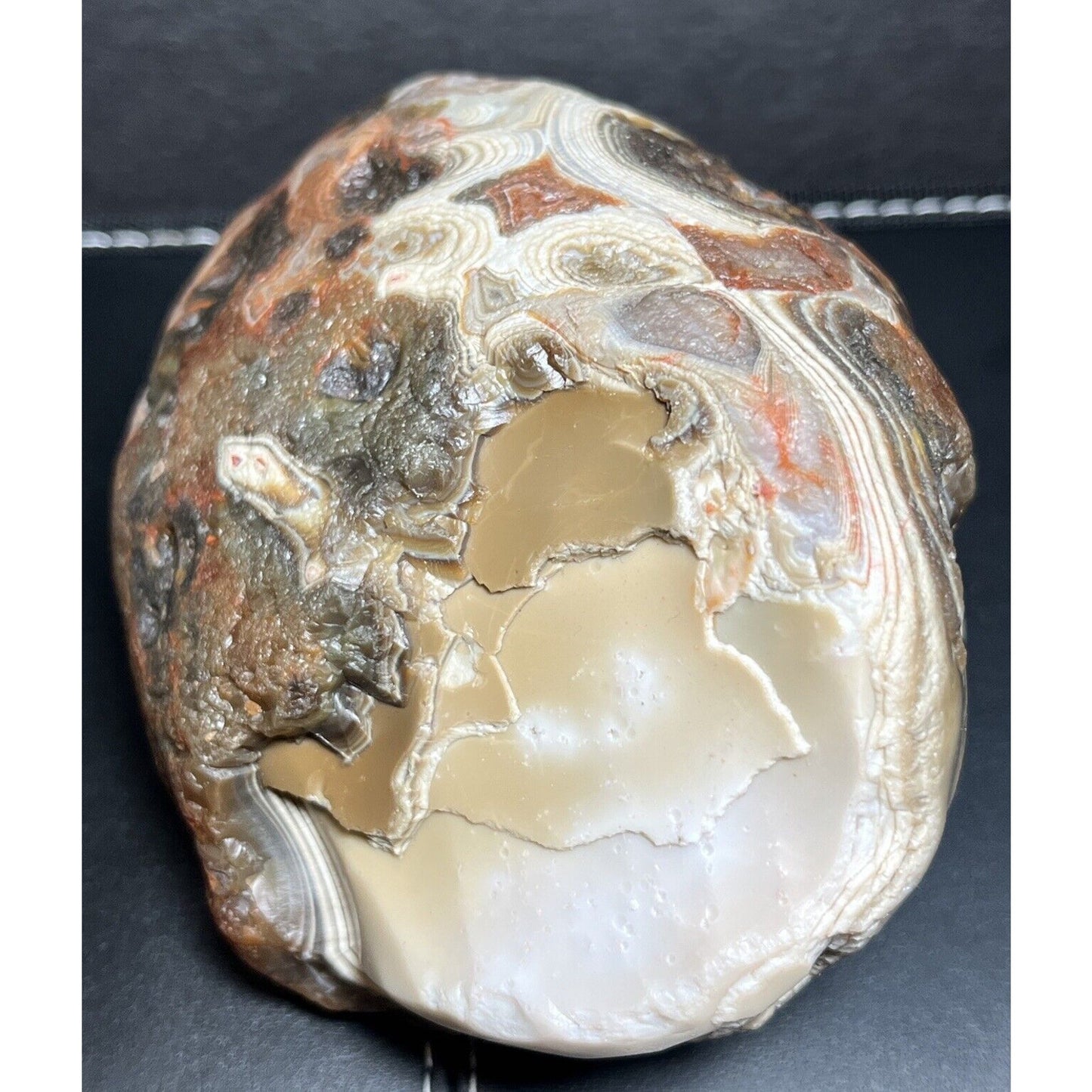 2 Lb 8 oz King Of Peelers Swirl Banded Lake Superior Agate. Centerpiece.
