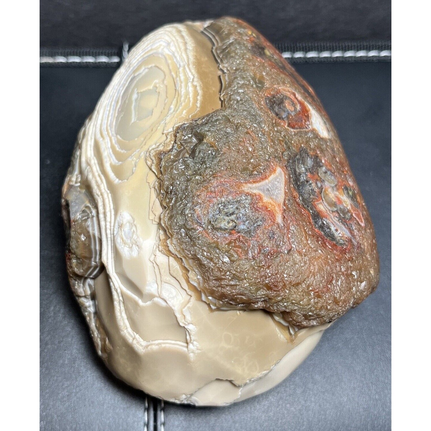 2 Lb 8 oz King Of Peelers Swirl Banded Lake Superior Agate. Centerpiece.