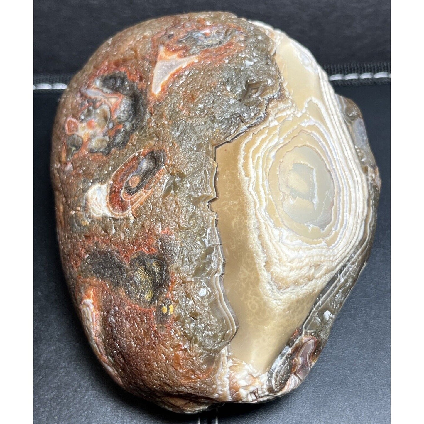 2 Lb 8 oz King Of Peelers Swirl Banded Lake Superior Agate. Centerpiece.