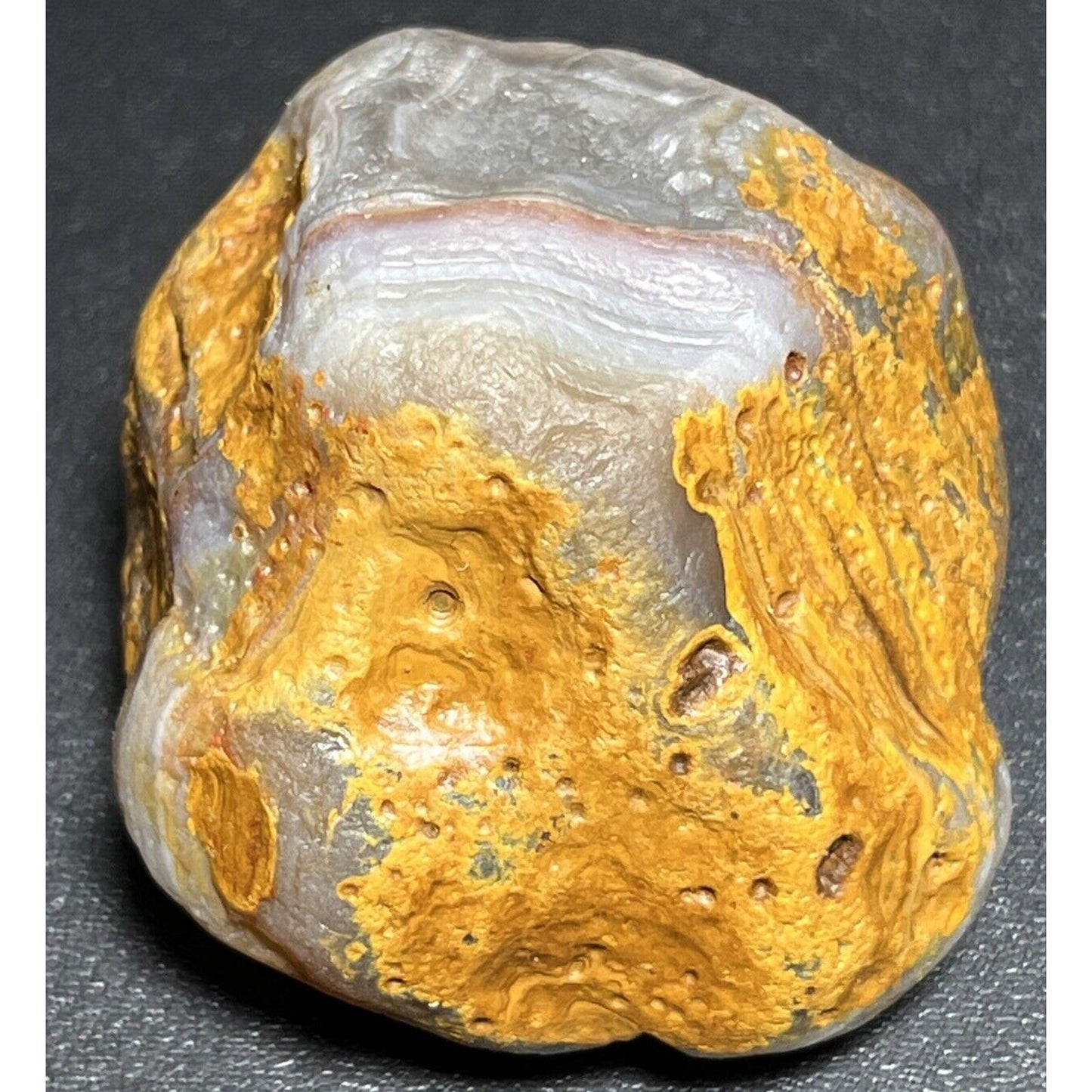 1.8 oz Water Level Lake Superior Agate. Mn State Gemstone.