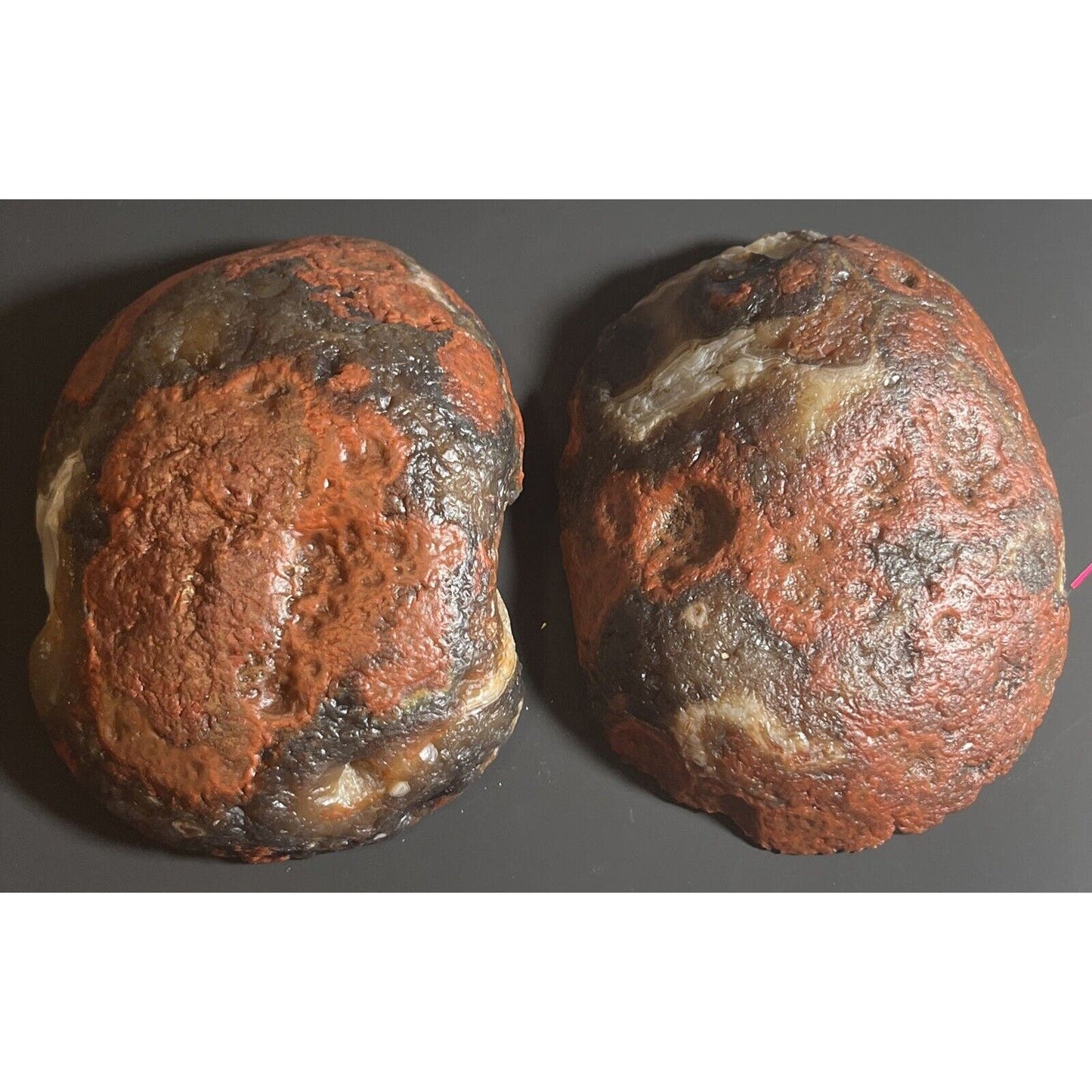 1 lb 11.5 oz Stunning Floater Sliced Lake Superior Agate.
