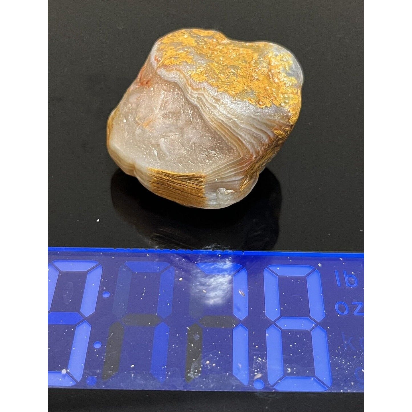 1.8 oz Water Level Lake Superior Agate. Mn State Gemstone.