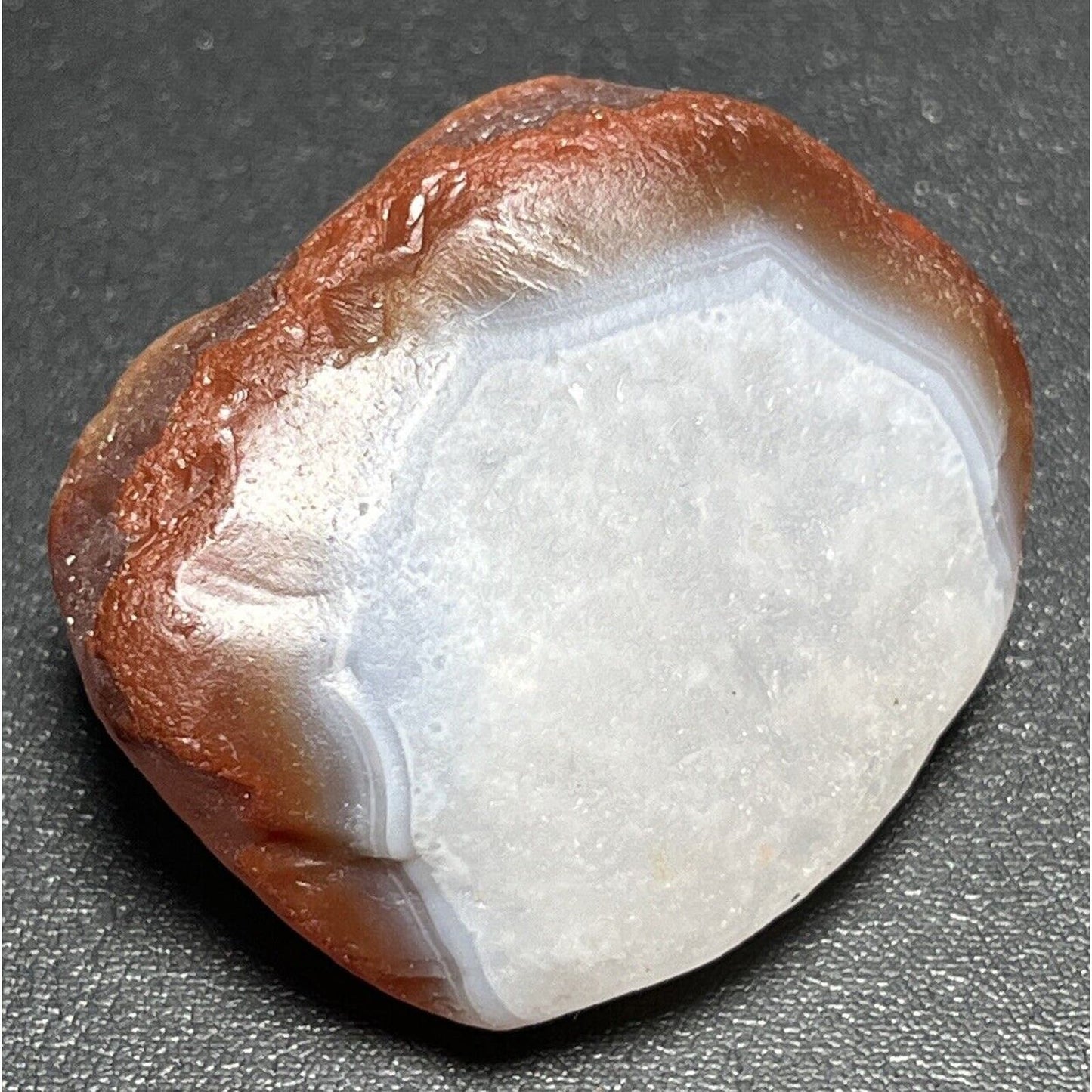 1.2 oz Stunning Frosty Quartz. Lake Superior Agate. Mn State Gemstone.