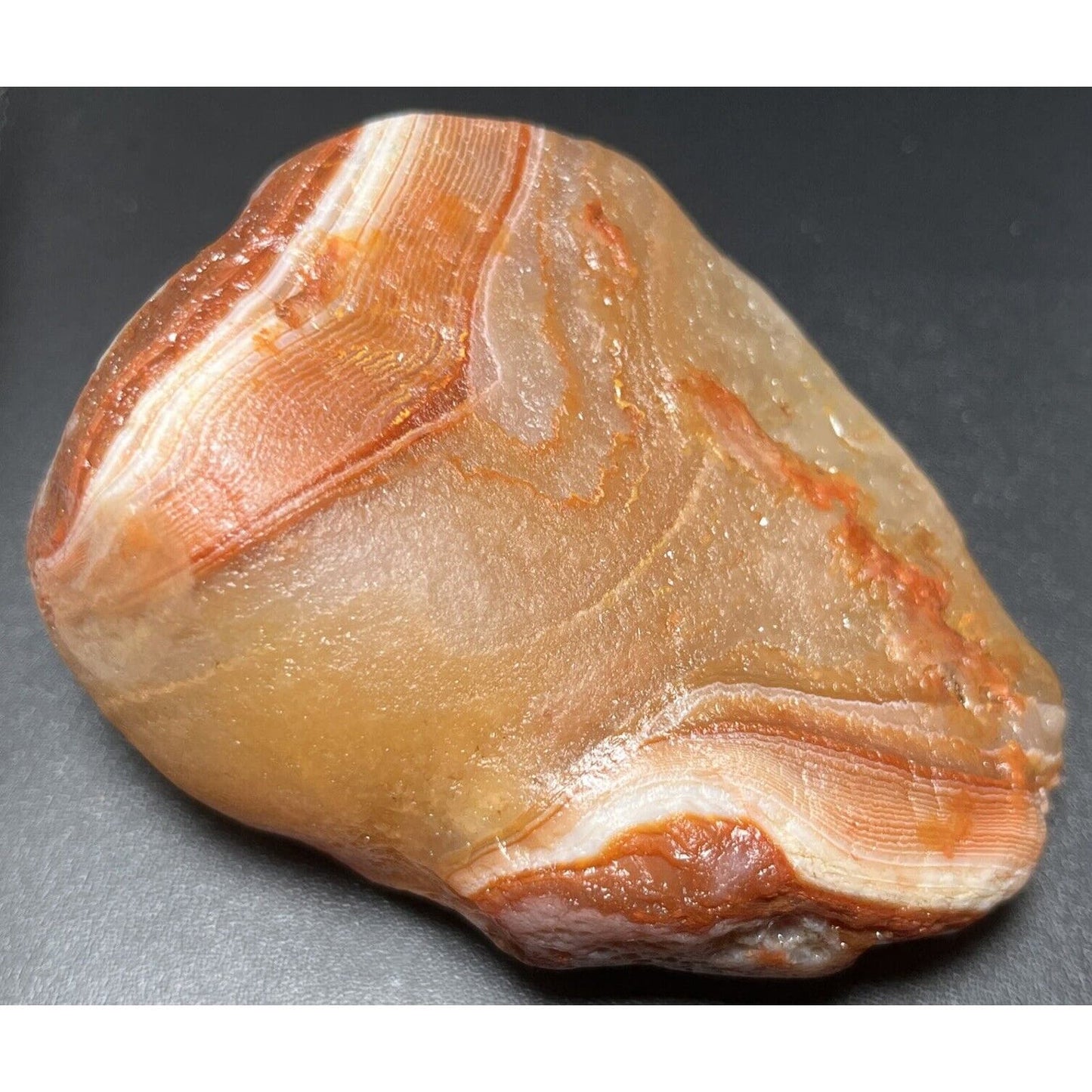 13.7oz Floater Lake Superior Agate. Mn State Gemstone.