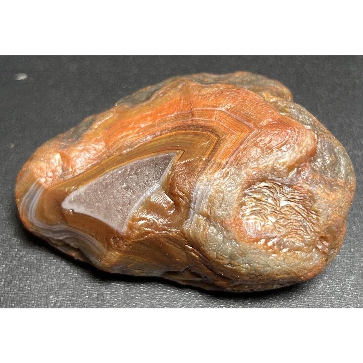 2.5 oz Fortification Lake Superior Agate. Mn State Gemstone.