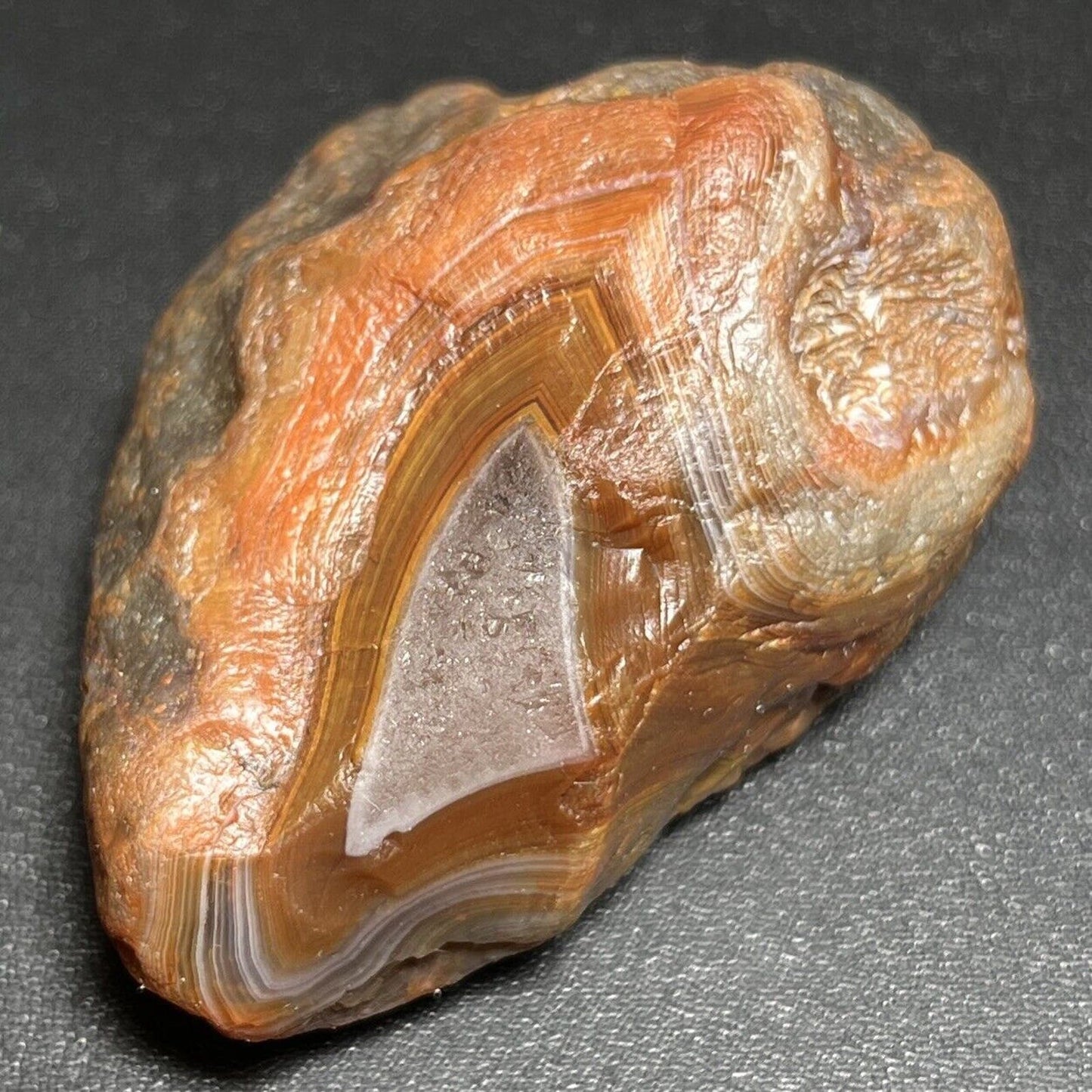 2.5 oz Fortification Lake Superior Agate. Mn State Gemstone.