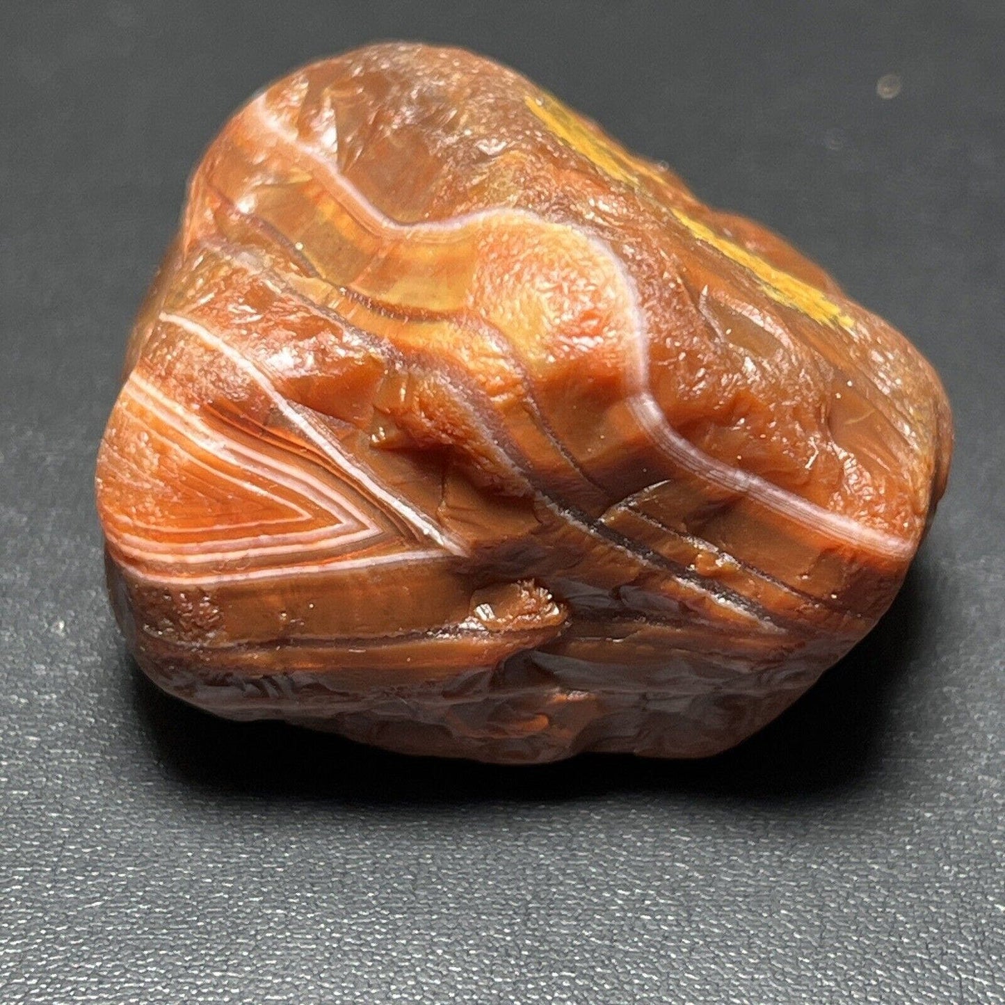 2 oz Classic Red & White Lake Superior Agate.