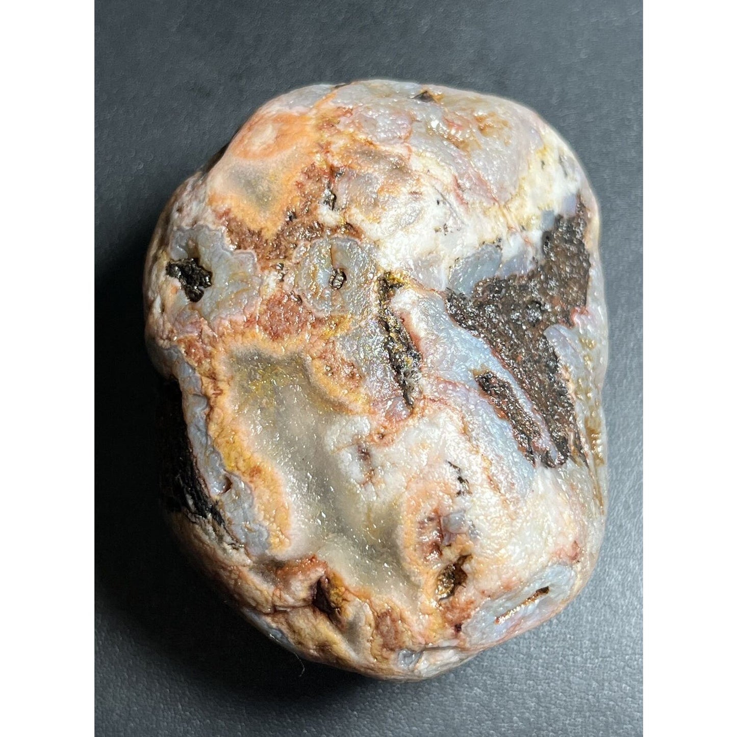 7.6 oz Oddball Waterwashed Lake Superior Agate.