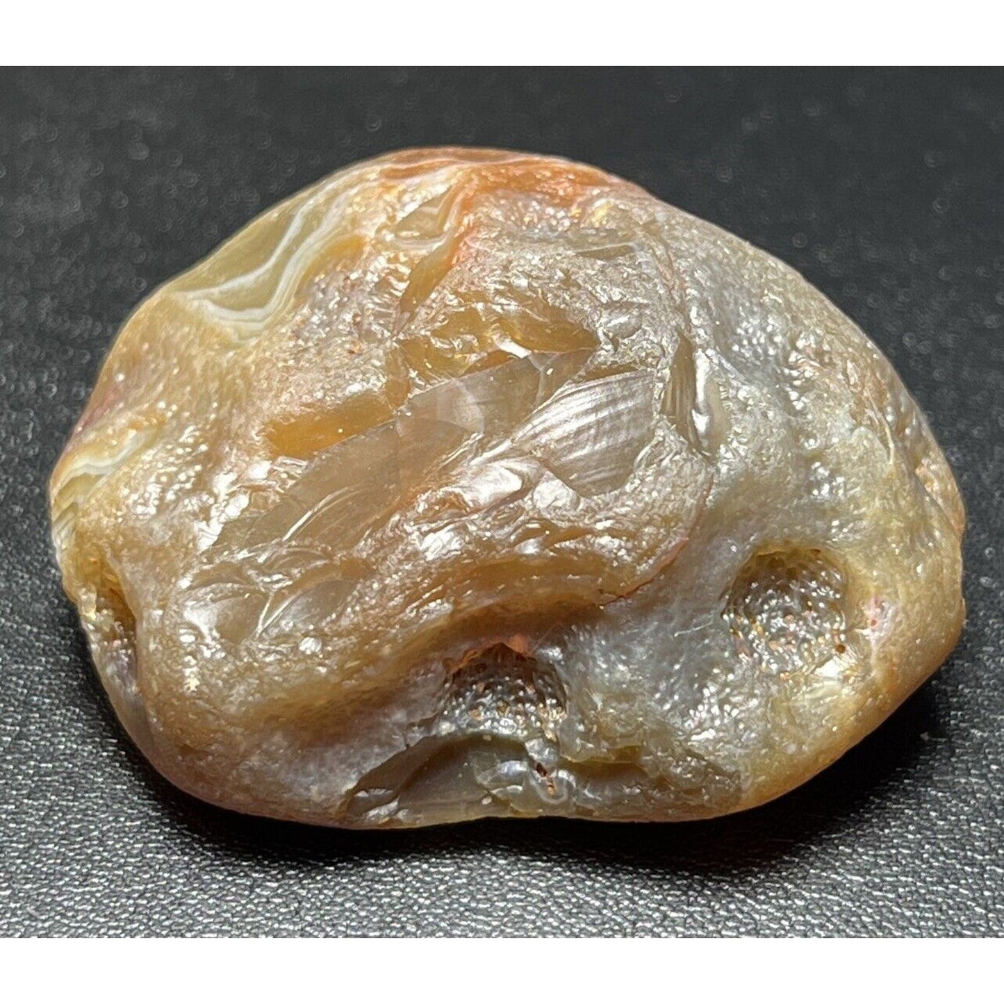 1.8 oz Water washed Bullseye Banded Lake Superior Agate. Homerun.