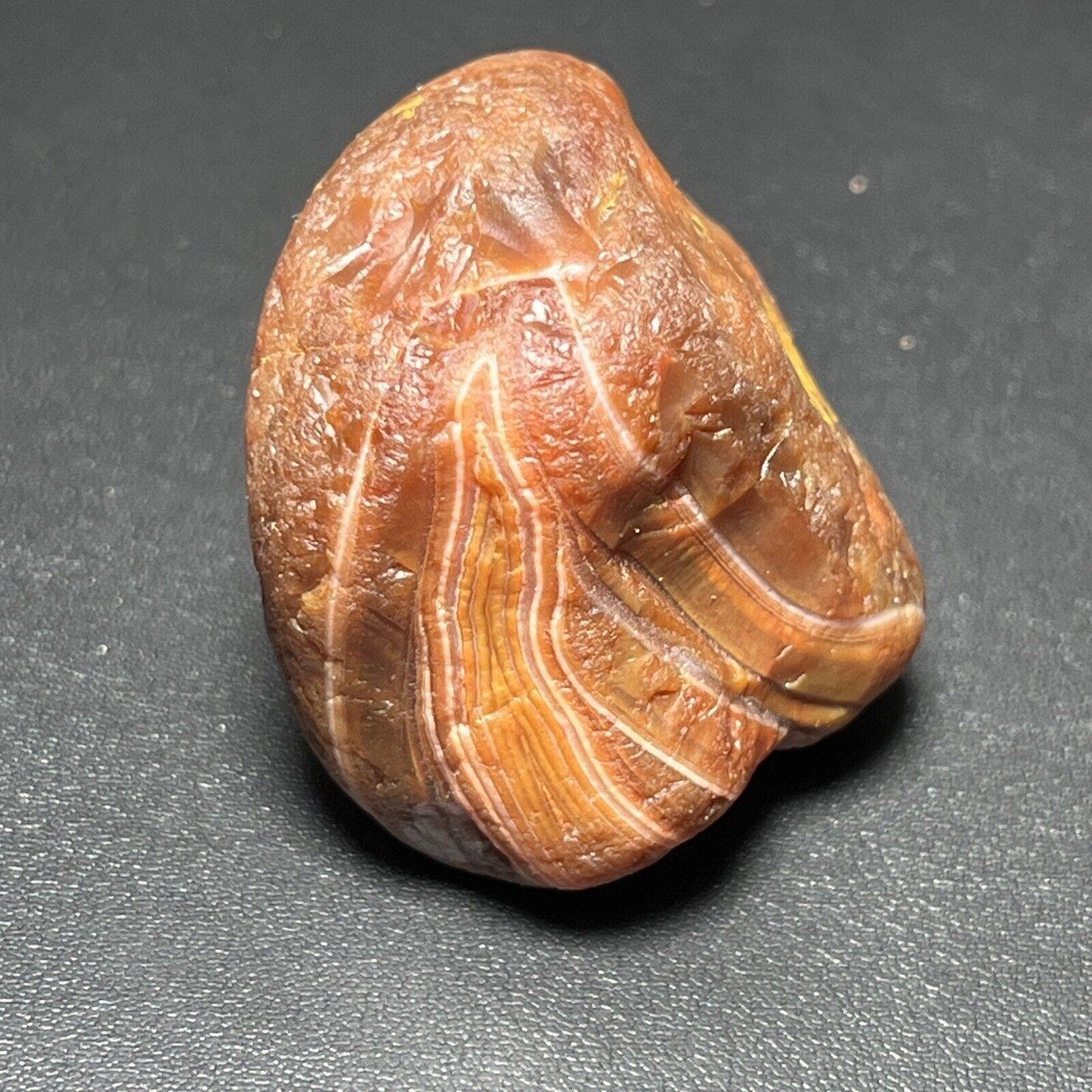 2 oz Classic Red & White Lake Superior Agate.