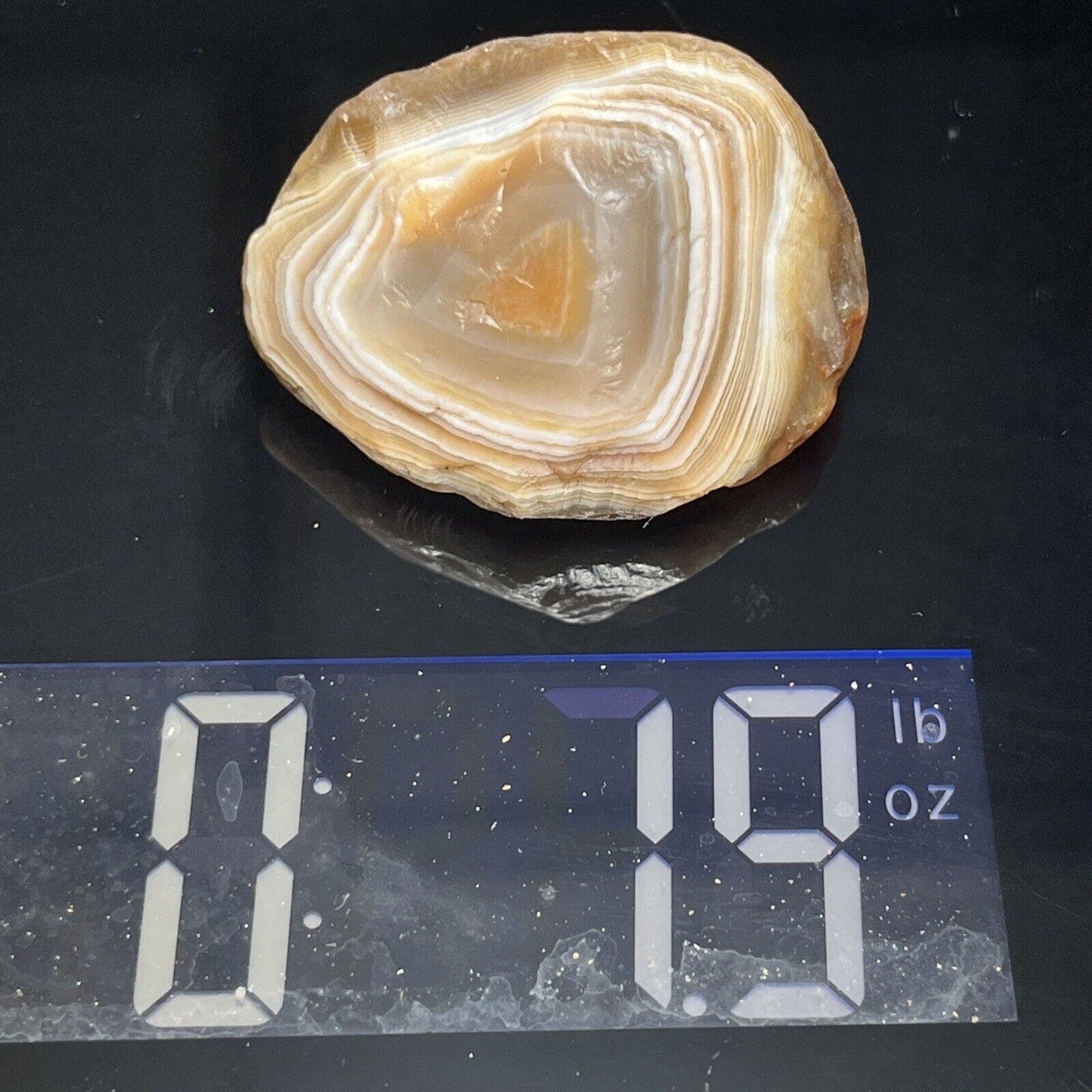 1.9 oz Fortification Lake Superior Agate. Mn State Gemstone.