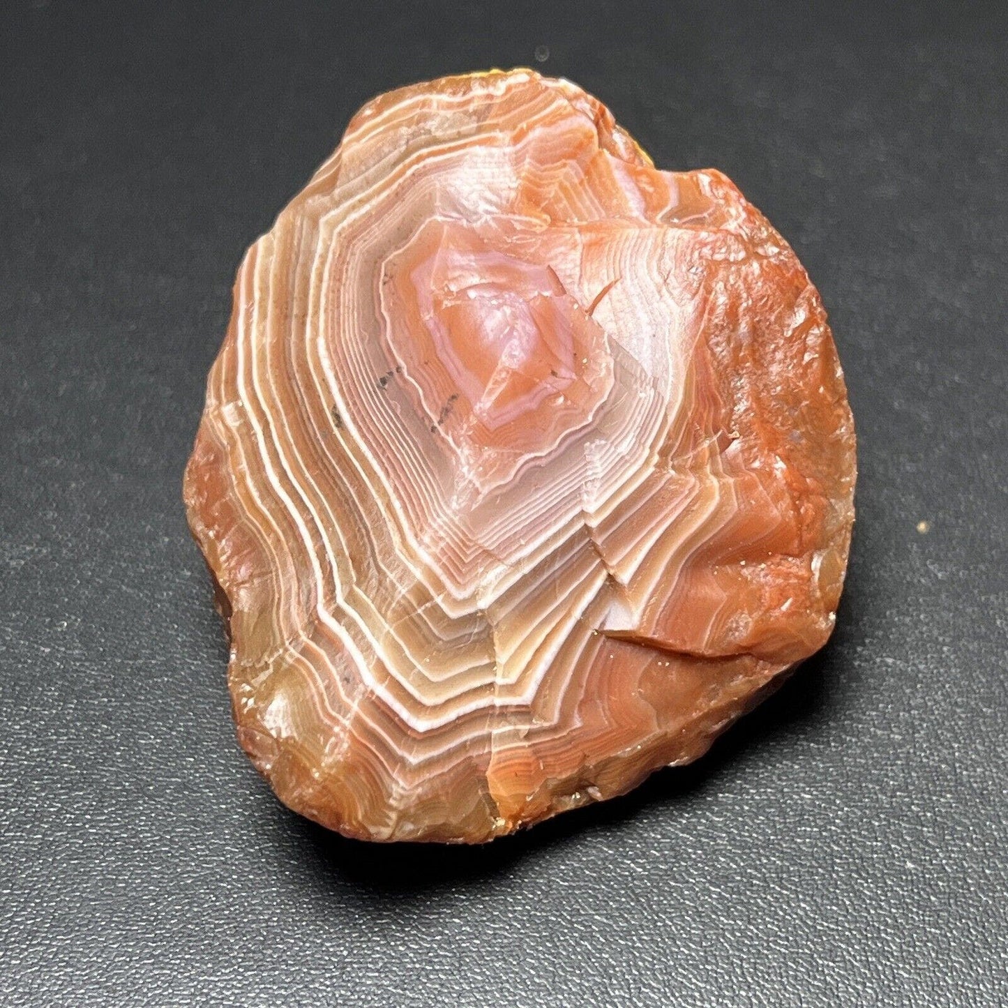 2.4 oz Red & White Fortification Lake Superior Agate
