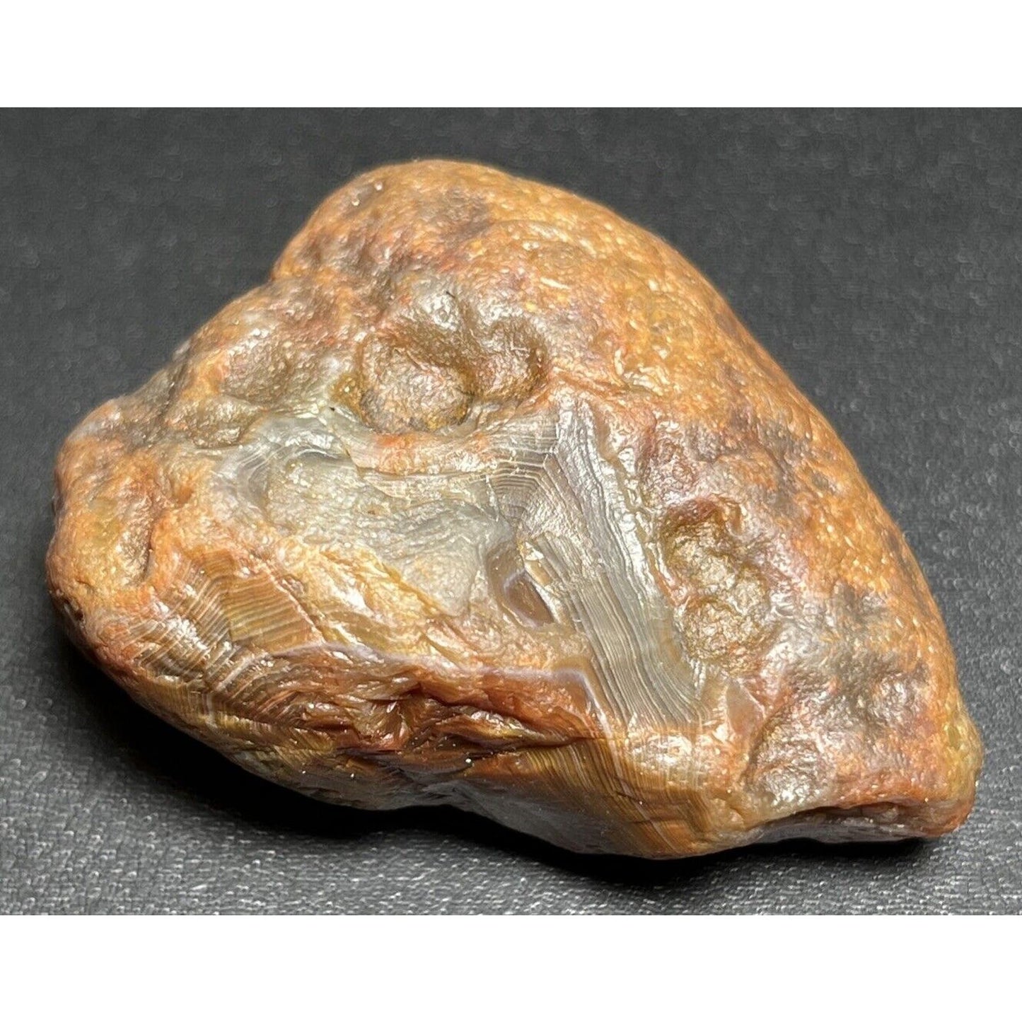 2.5 oz Fortification Lake Superior Agate. Mn State Gemstone.