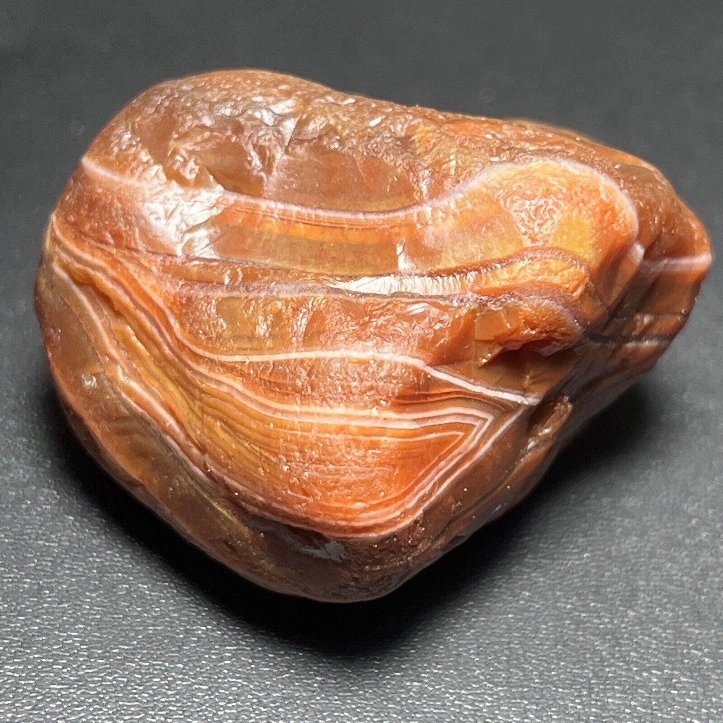 2 oz Classic Red & White Lake Superior Agate.