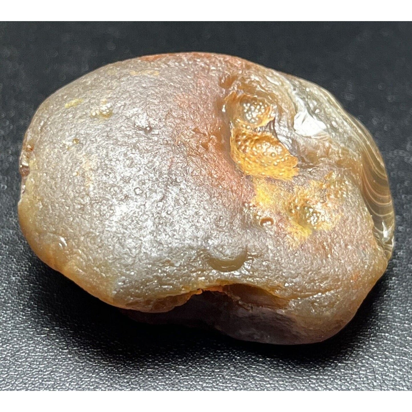 1.8 oz Water washed Bullseye Banded Lake Superior Agate. Homerun.