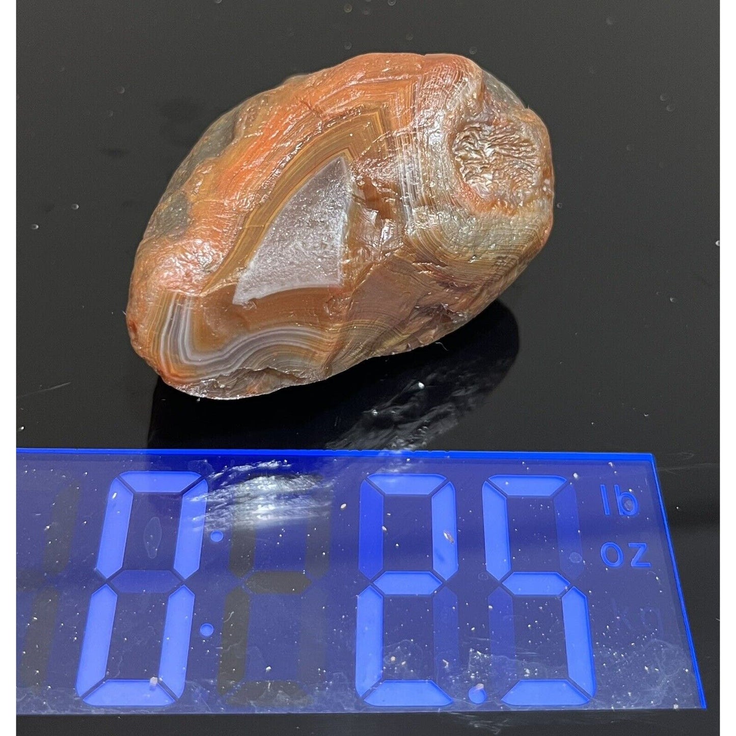 2.5 oz Fortification Lake Superior Agate. Mn State Gemstone.