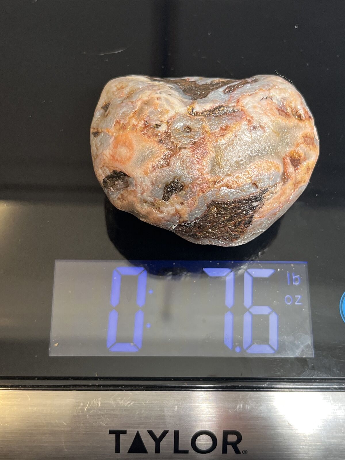 7.6 oz Oddball Waterwashed Lake Superior Agate.