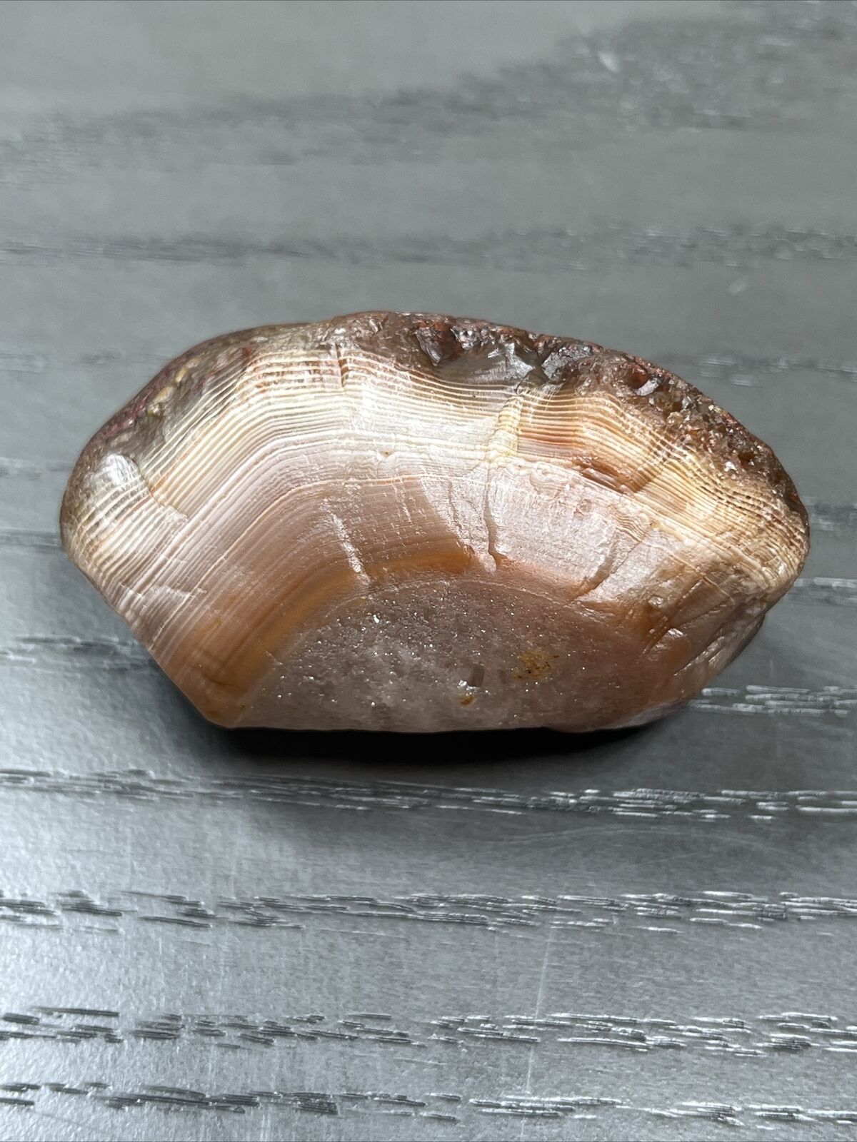 5.7 oz Lake Superior Agate. Mn State Gemstone.