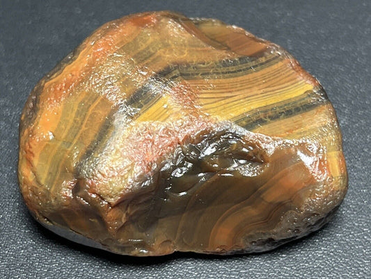 1.9 oz Dark Gemmy  Lake Superior Agate. Mn State Gemstone.