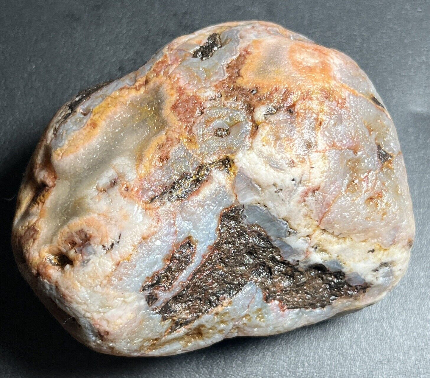 7.6 oz Oddball Waterwashed Lake Superior Agate.