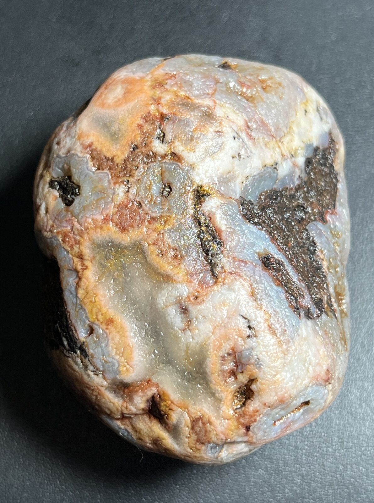 7.6 oz Oddball Waterwashed Lake Superior Agate.