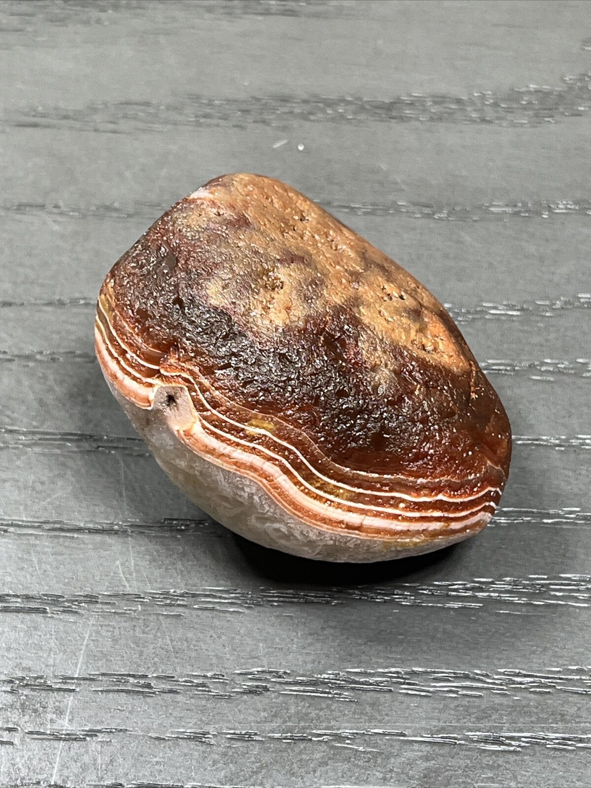 5.3 oz Lake Superior Agate. Mn State Gemstone.