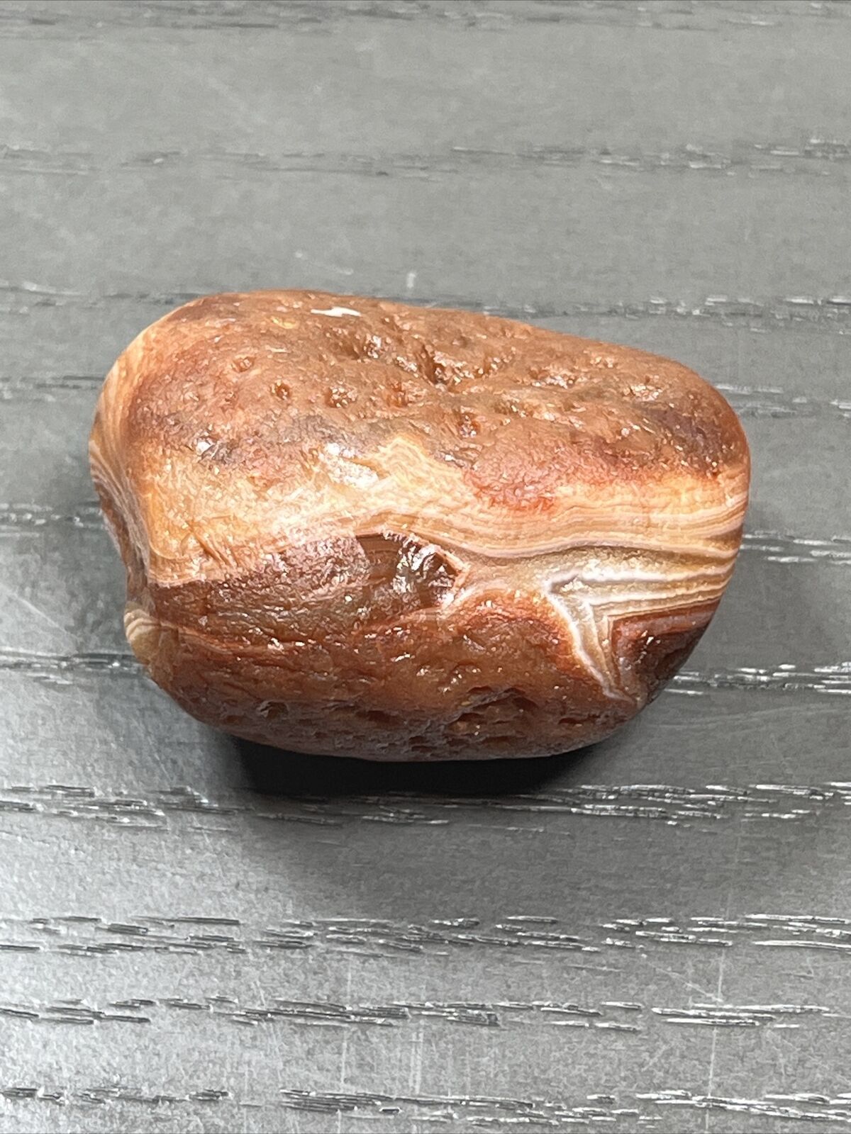 3.8 oz Lake Superior Agate. Mn State Gemstone.