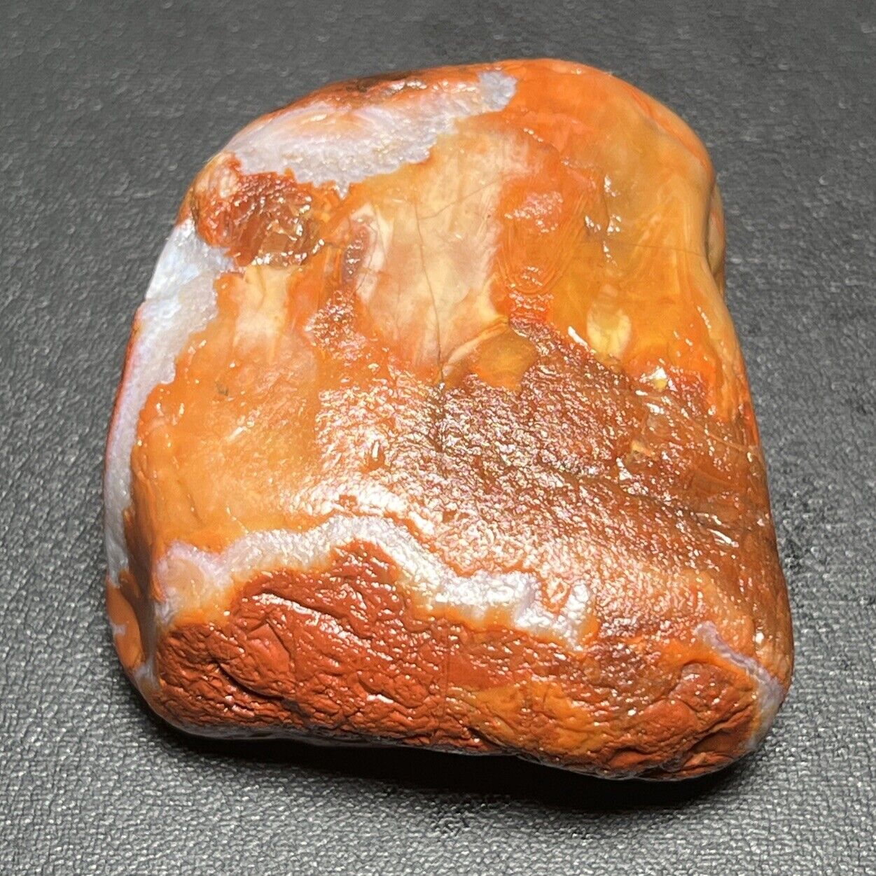 2 oz Bright Oddball Lake Superior Agate. Mn State Gemstone.