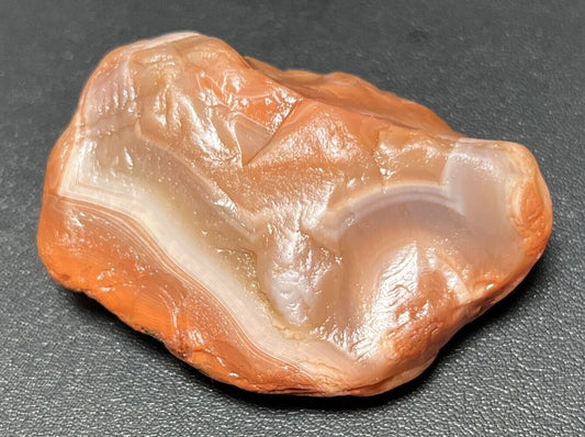 2 oz  Jelly Pastel  Banded Lake Superior Agate. Mn State Gemstone.