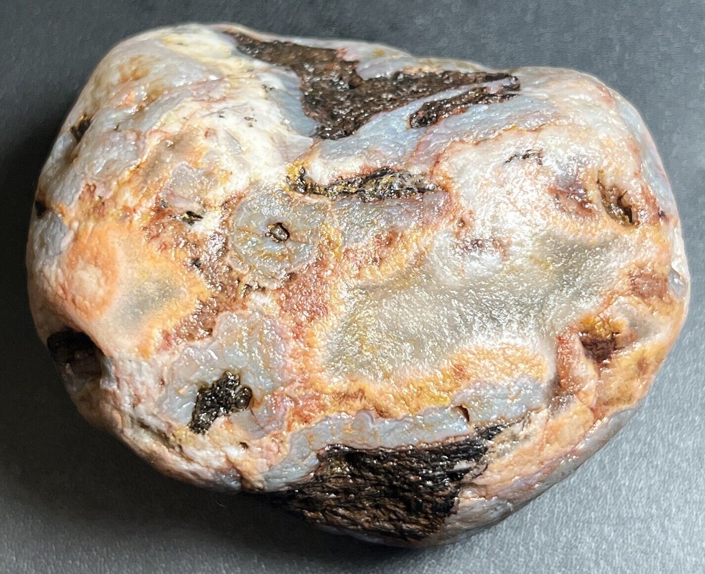 7.6 oz Oddball Waterwashed Lake Superior Agate.