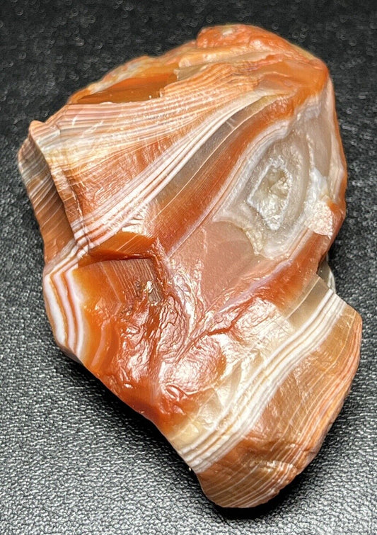 1.8 oz Stunning Edgy Candy Bander Lake Superior Agate. Mn State Gemstone.