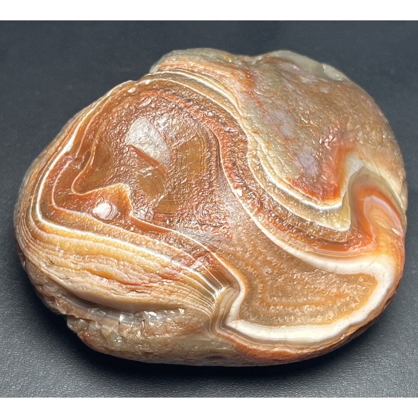 11.3 oz Top Shelf Red & White Waterwashed Lake Superior Agate.