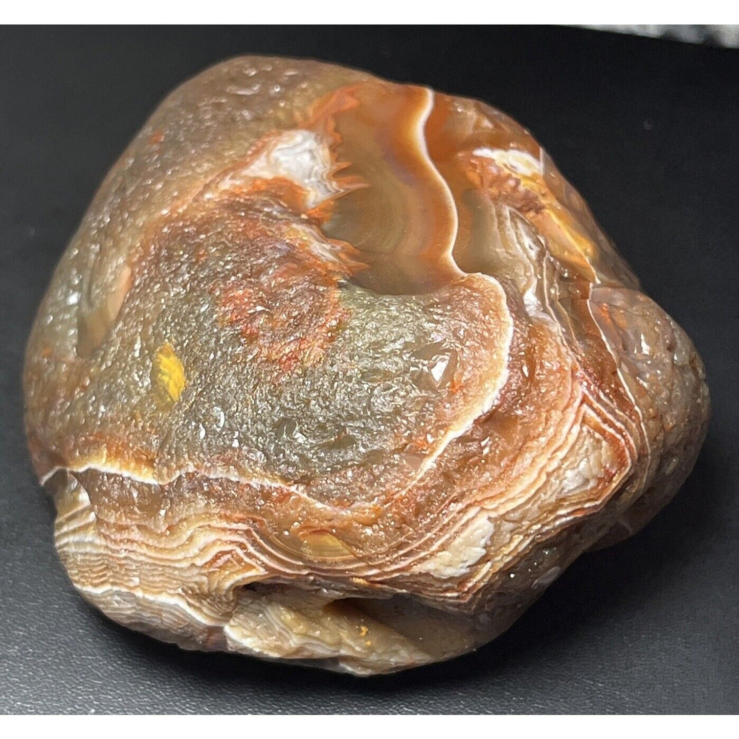 14.8 oz Gemmy Red & White Lake Superior Agate.