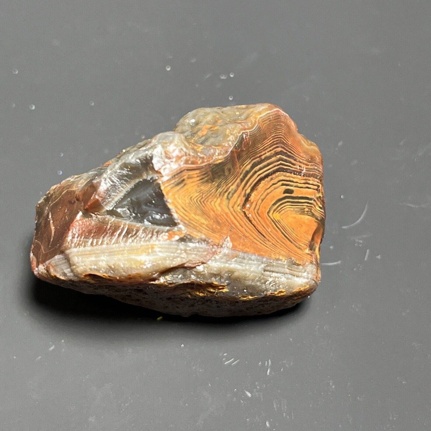 1.7 oz Fortification Banded Lake Superior Agate