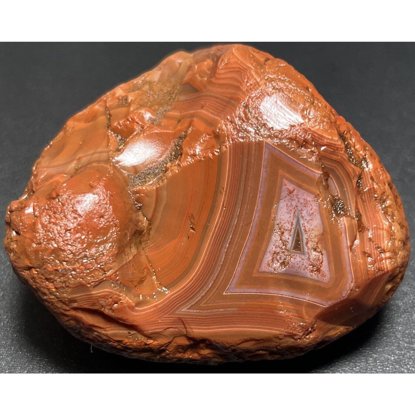 6.2 oz Paint Fortification Lake Superior Agate. Mn State Gemstone.